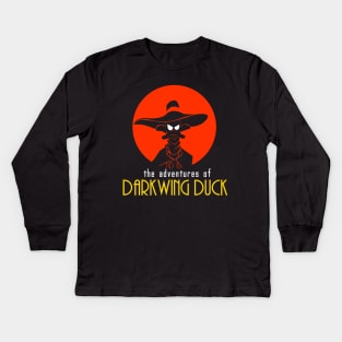 The Adventures of Darkwing Duck. Kids Long Sleeve T-Shirt